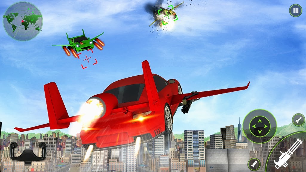 3D飞车驾驶(Flying Car Extreme Simulator)2