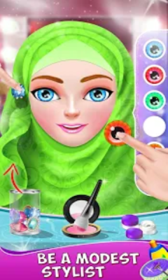 少女头巾化妆沙龙(Girly Hijab Makeup Saloon)1