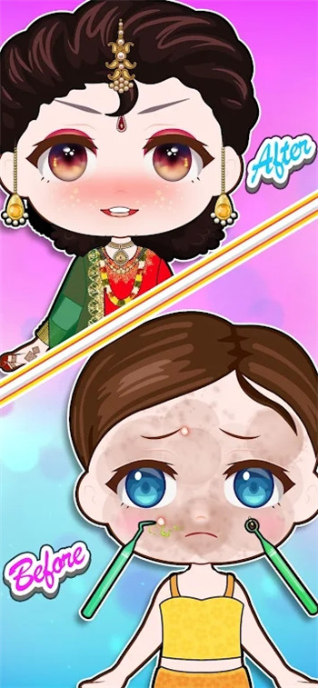 印度娃娃装扮(Indian Doll Dressup)1