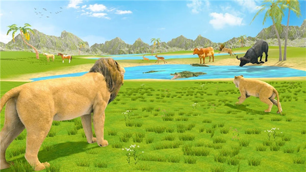 狮子王动物模拟器3d(Lion King Animal Simulator 3d)1