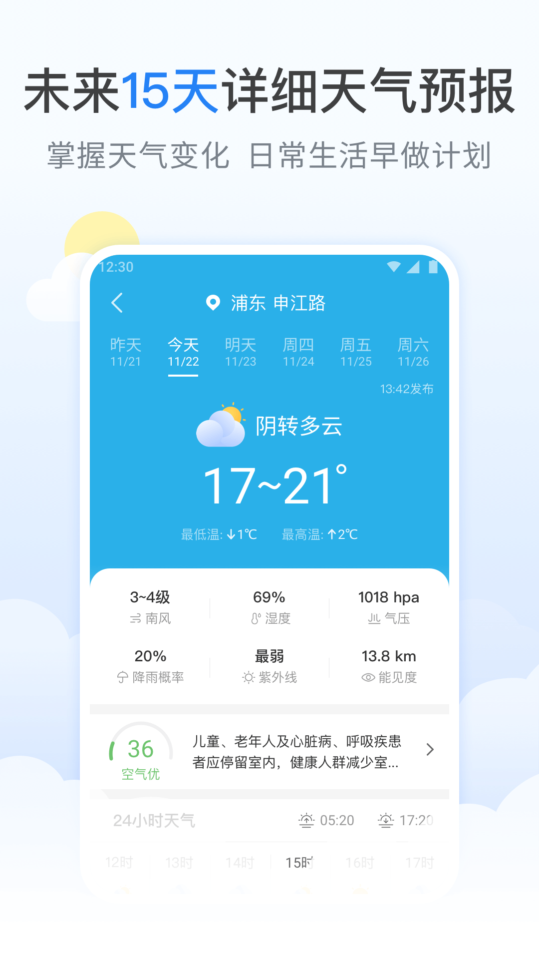 蚂蚁天气预报2