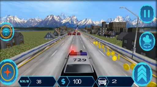 警察公路追逐游戏2