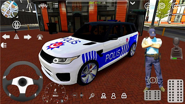 勒克斯警车追捕小偷