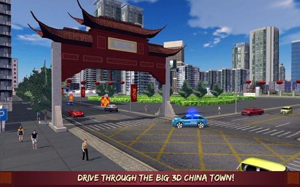 唐人街警车赛车(China Town Police Car Racers)2