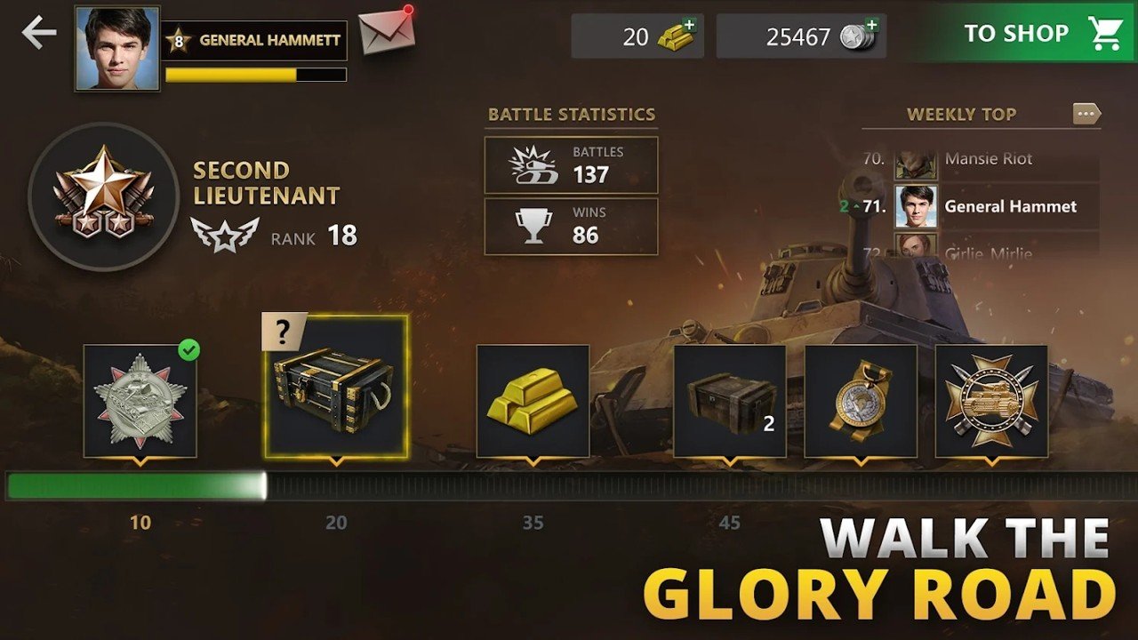 Tanks Charge