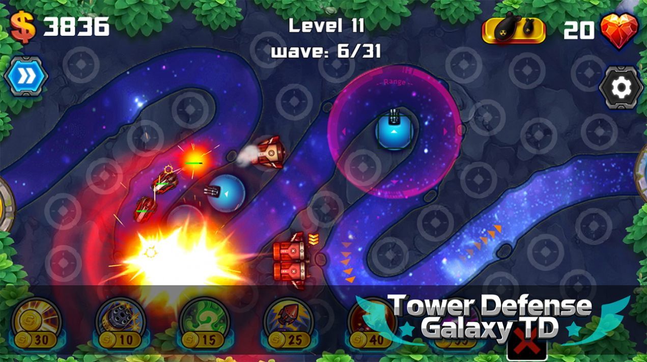 太空防御战争(Tower Defense Galaxy TD)2