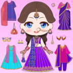 印度娃娃装扮(Indian Doll Dressup)